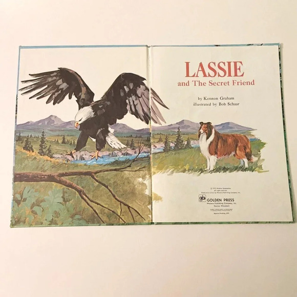 Vintage 1973 Lassie And the Secret Friend A Golden Book  by Kennon Graham - Picture 7 of 16